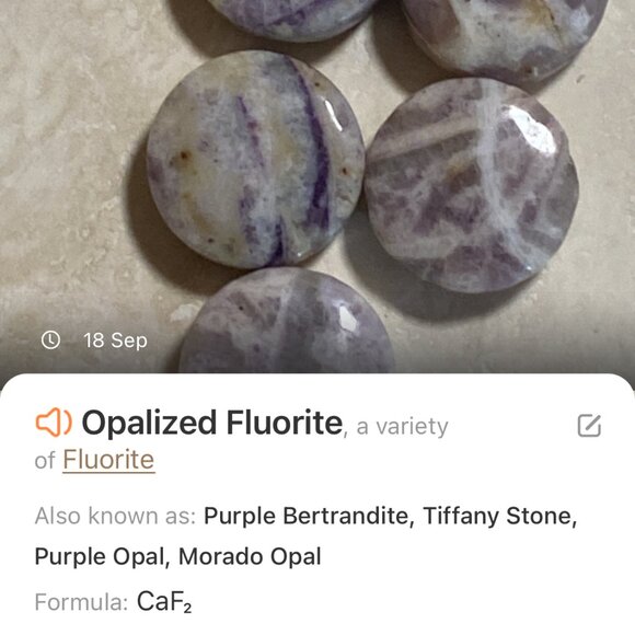 2/$20, Genuine Purple Opalized Fluorite Triqueta Sterling Silver Earrings - Picture 8 of 9